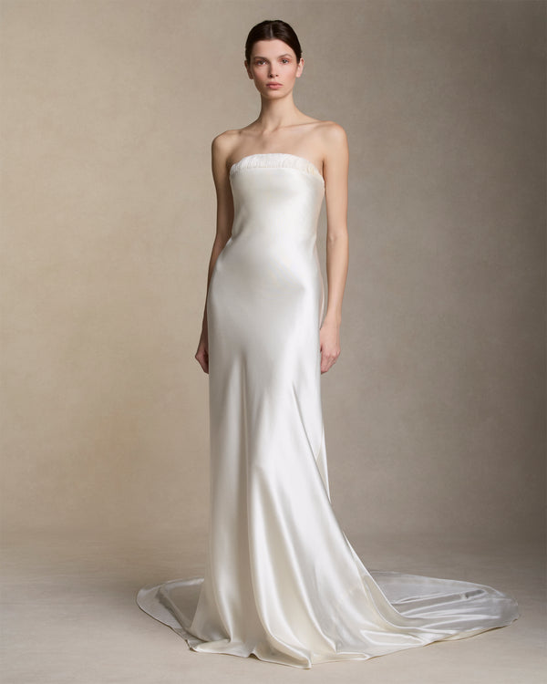 danielle frankel Mackenzie GOWN PEARL