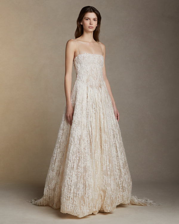danielle frankel Marlow GOWN BISQUE