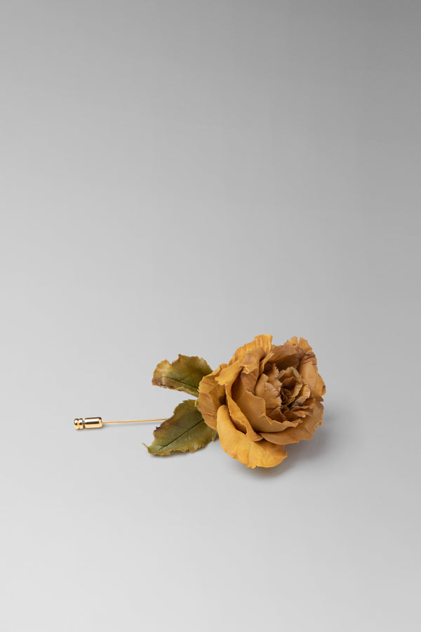 Danielle Frankel Ochre Rose Brooch CUSTOM