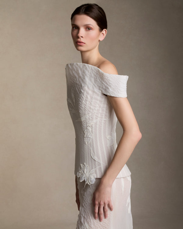 Danielle Frankel Parker TOP LIGHT IVORY