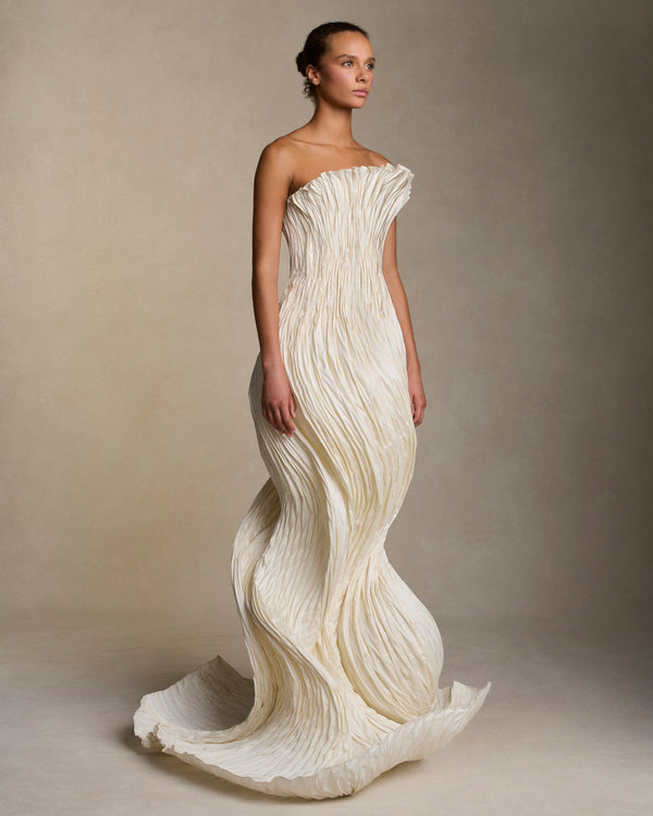 danielle frankel Raphaella GOWN PEARL