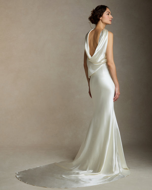 Danielle Frankel River GOWN PEARL