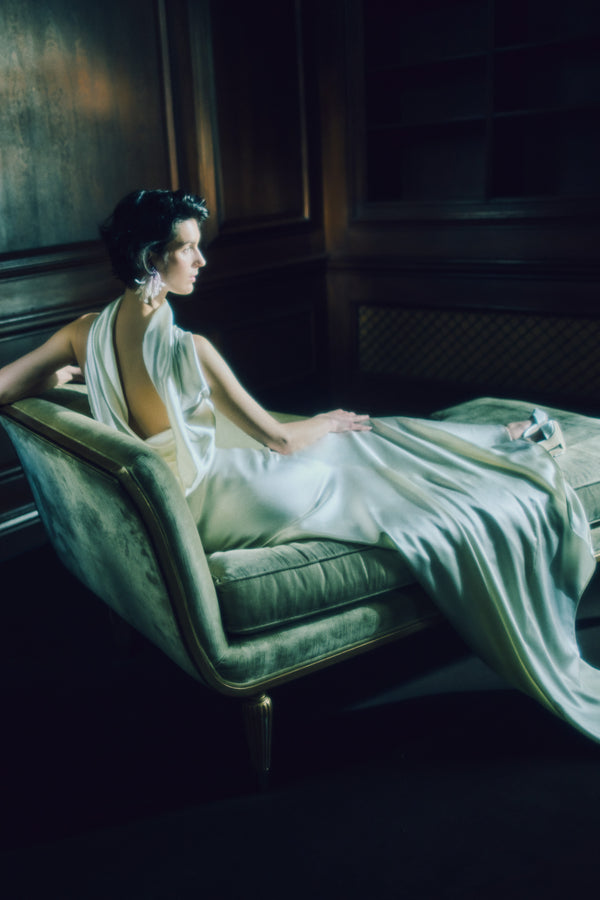 Danielle Frankel River GOWN PEARL