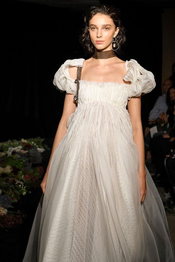 Danielle Frankel Rosalie GOWN LT IVORY