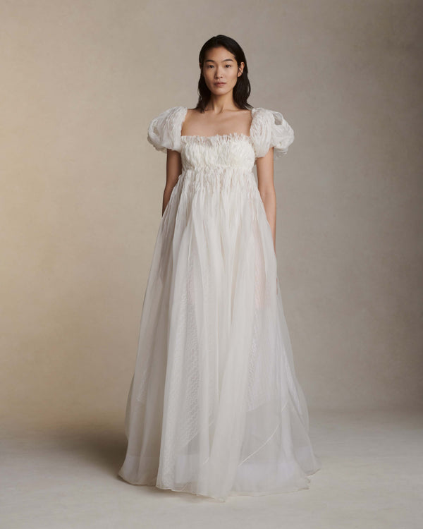 danielle frankel Rosalie GOWN LT IVORY