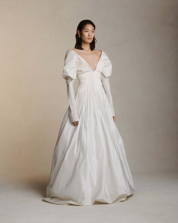 danielle frankel Tabitha GOWN LIGHT IVORY