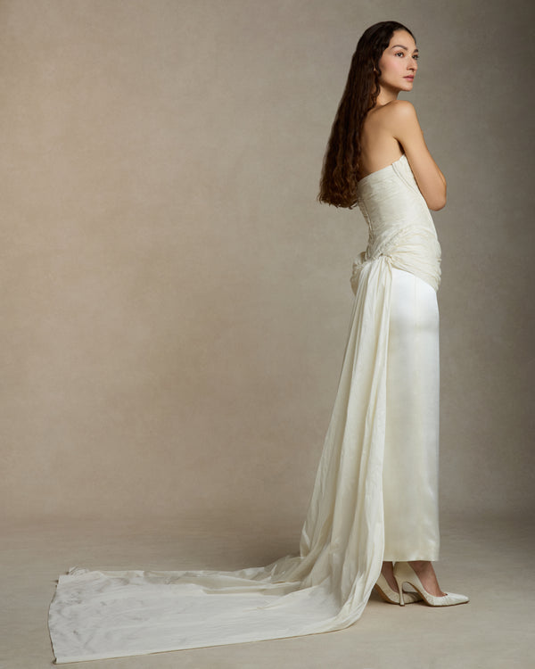Danielle Frankel Talulah Taffeta SKIRT PEARL