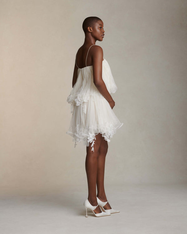 Danielle Frankel Wendell DRESS IVORY