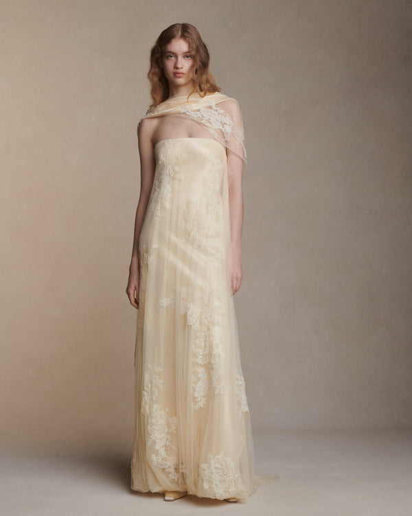 danielle frankel Yara GOWN BUTTER