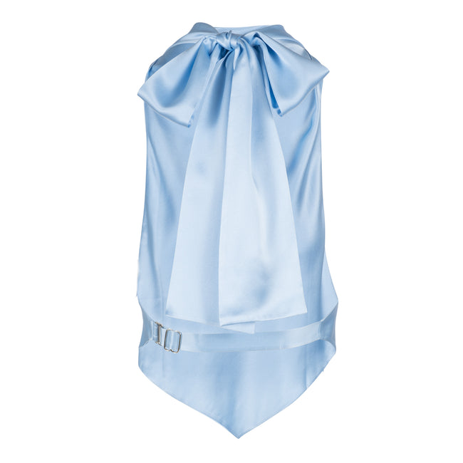 Dannijo Baby Blue Scarf Top