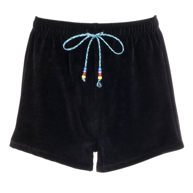 dannijo Black Velour Shorts