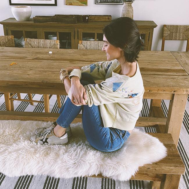 Dannijo Butter Patchwork Sweatshirt