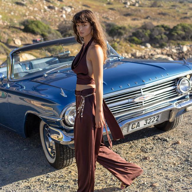 Dannijo Coco Boss Pleated Trousers