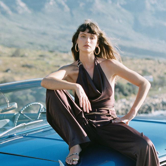 Dannijo Coco Boss Pleated Trousers