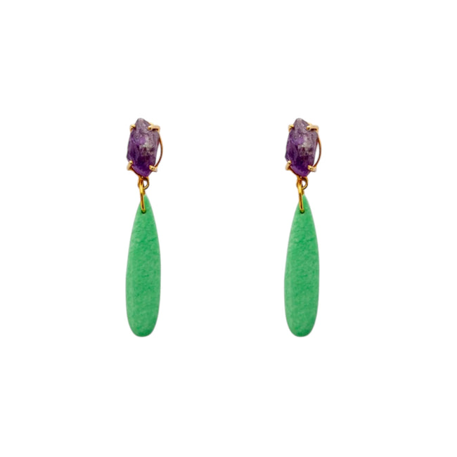 dannijo Enoki Tear Drop Earrings