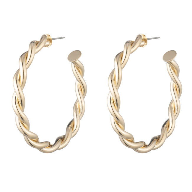 dannijo Gemma Gold Hoop Earrings