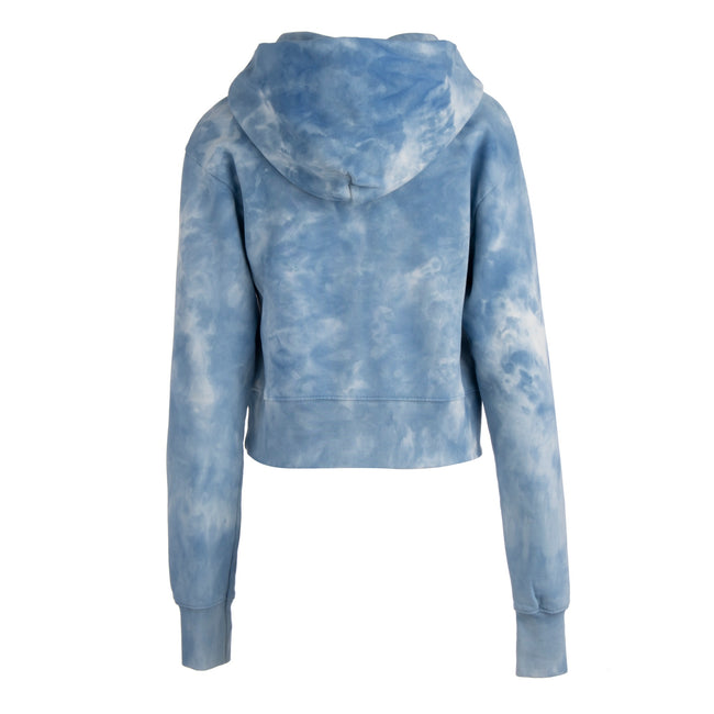 Dannijo Indigo Tie Dye Cropped Hoodie