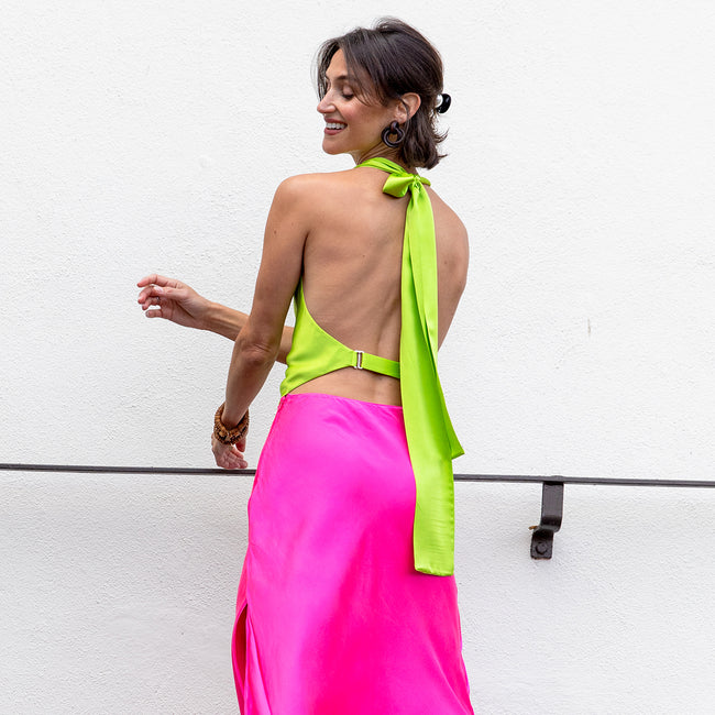 Dannijo Lime Scarf Top