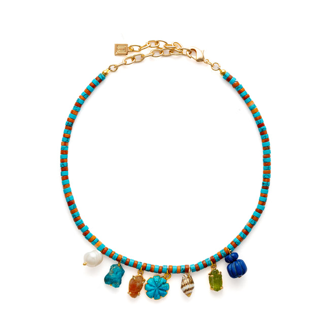dannijo Mala Charm Necklace