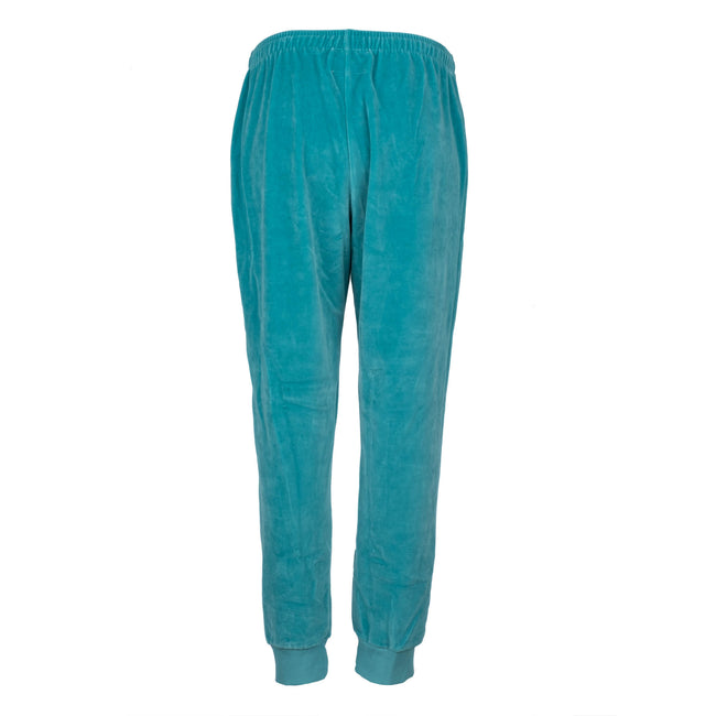 Dannijo Neon Turquoise Velour Jogger