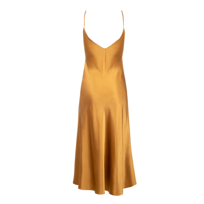 Dannijo New Bronze Midi Slip Dress