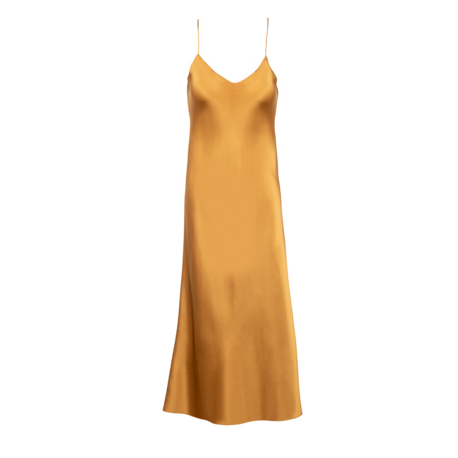 dannijo New Bronze Midi Slip Dress