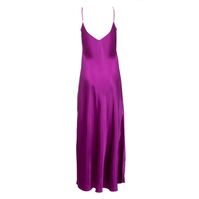 Dannijo New Fuchsia Mossy Maxi Slip Dress