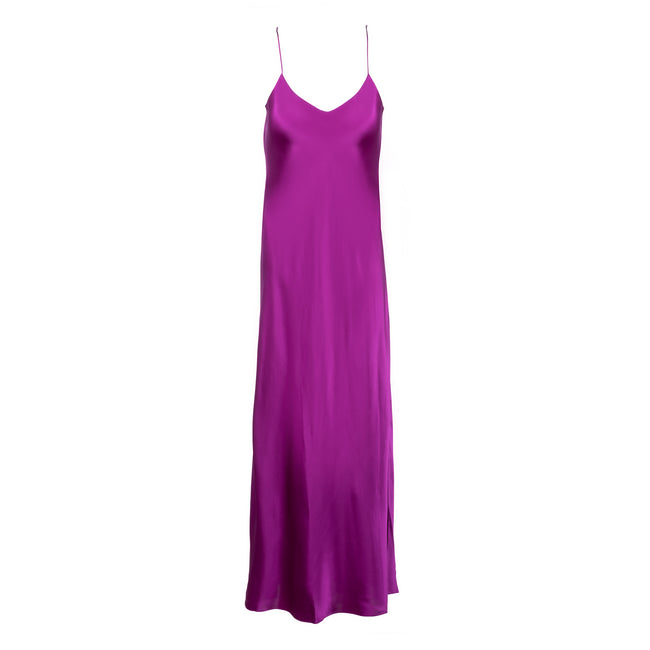 dannijo New Fuchsia Mossy Maxi Slip Dress