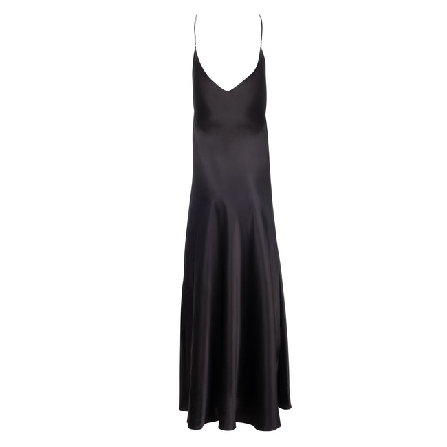 Dannijo New Noir Mossy Maxi Slip Dress