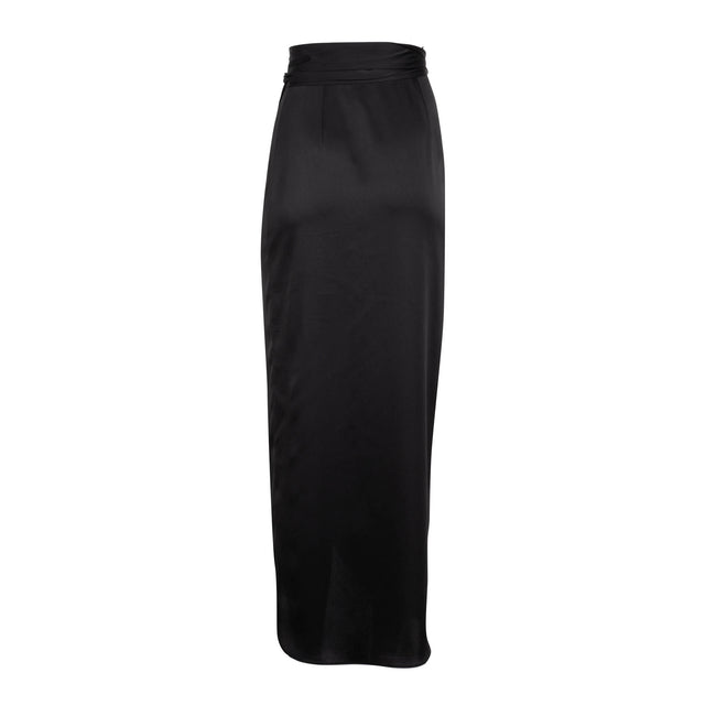 Dannijo Noir Wrap Midi Skirt