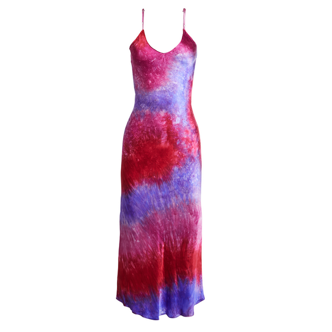 dannijo Ray Hand Dyed Midi Slip Dress
