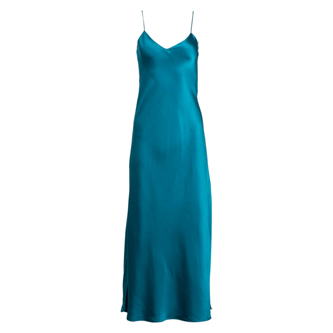 Dannijo Teal Maxi Slip Dress