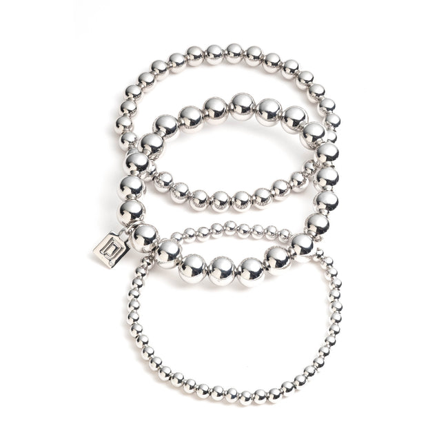 dannijo Timo Silver Bracelet Set