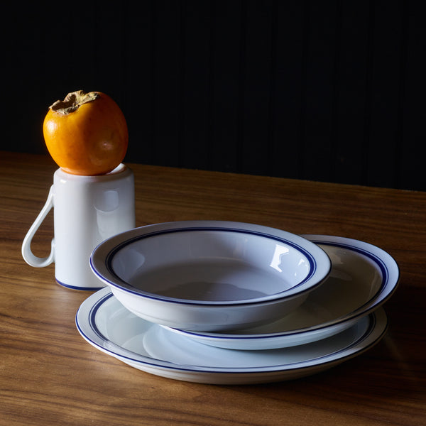 Dansk Christianshavn Blue Porcelain 16-Piece Set