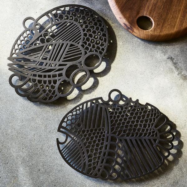 Dansk Gunnar Cyrén Cast Iron Fish Trivet