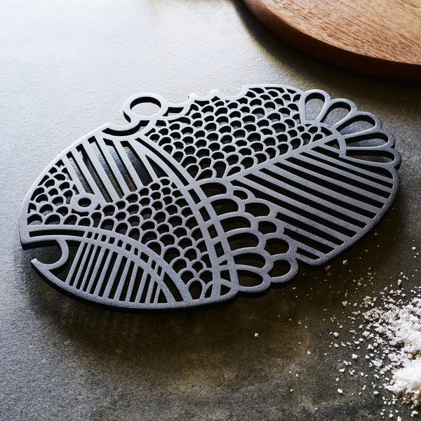 dansk Gunnar Cyrén Cast Iron Fish Trivet