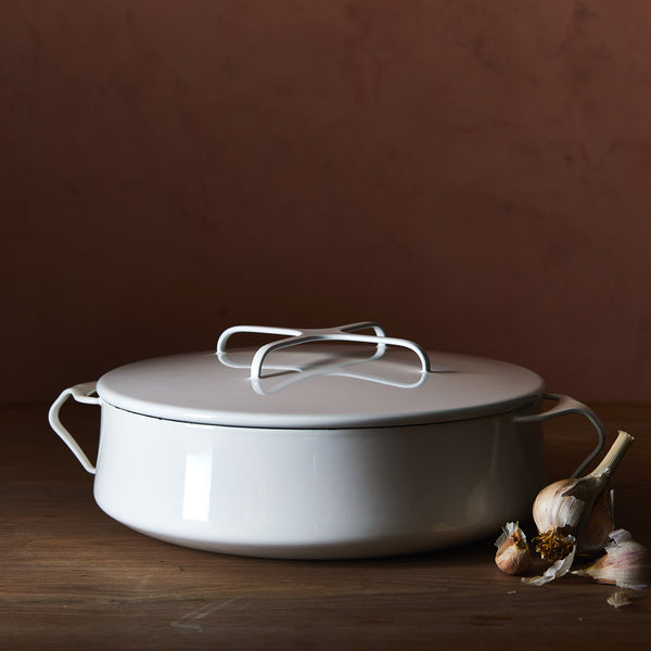 dansk Købenstyle White 5.5 QT. Braiser