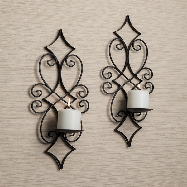 danya b Casablanca Wall Sconce Candle Holder Set of 2