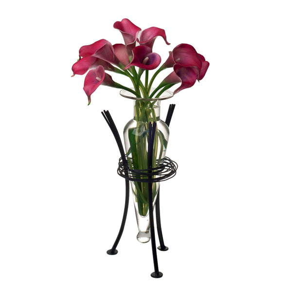 Danya B Amphora Vase With Wire Stand