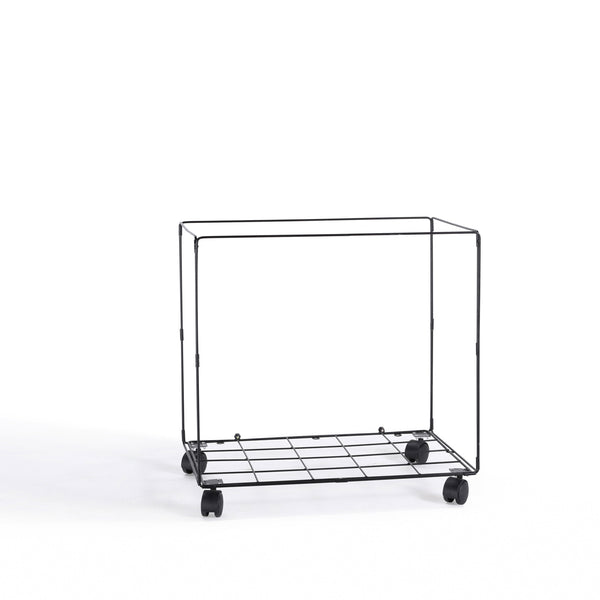 Danya B Army Canvas Laundry Hamper On Wheels