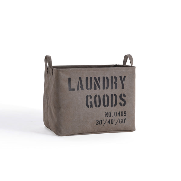 Danya B Collapsible Army Canvas Laundry Basket