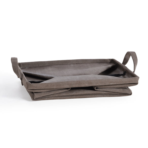 Danya B Collapsible Army Canvas Laundry Basket