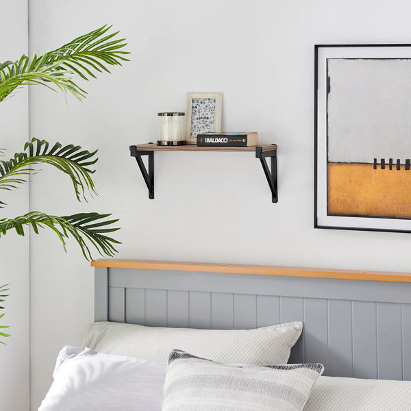 Danya B Genoa Shelf On Triangular Bracket