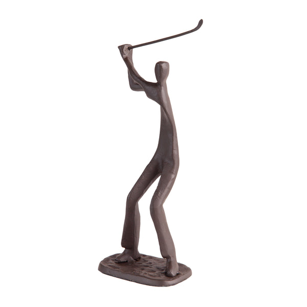 Danya B Golfer Cast Iron Sculpture