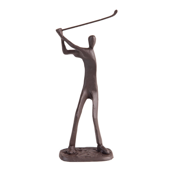 Danya B Golfer Cast Iron Sculpture