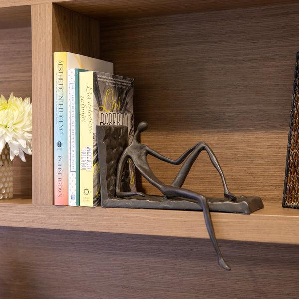 danya b Man on Ledge Single Cast Iron Bookend