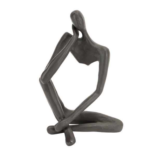 Danya B Modern Thinking Man Iron Sculpture