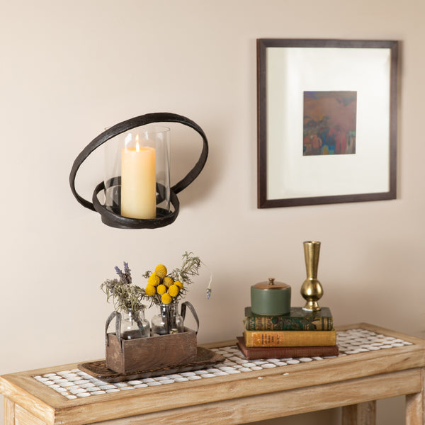 danya b Orbits Wall Candle Sconce