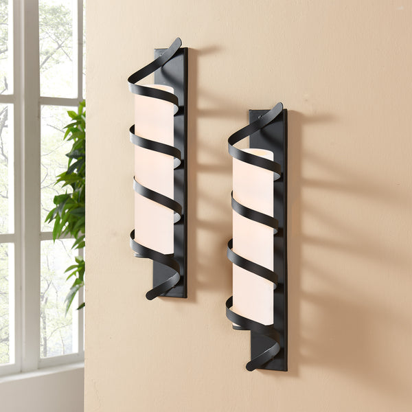 danya b Set of 2 Wrap Around Metal Candle Sconces danya b Set of 2 Wrap Around Metal Candle Sconces