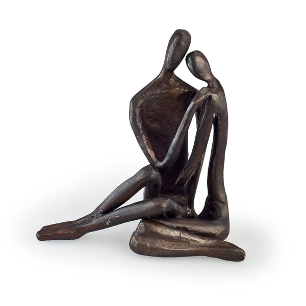Danya B Small Couple Embracing Cast Bronze
